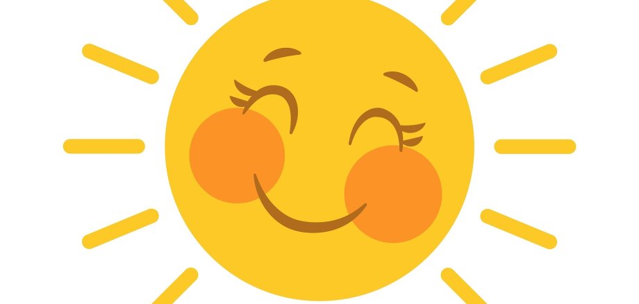 lächelnde Sonne