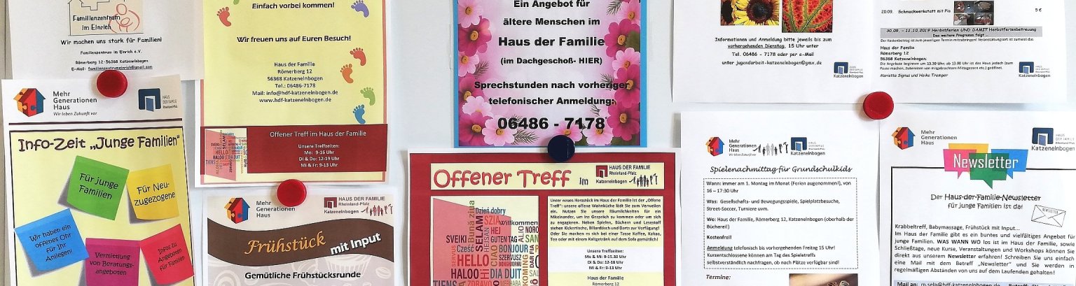 Aktuelles aus dem Haus der Familie